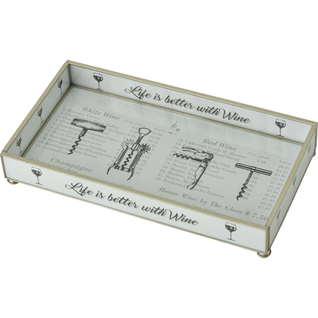 Cork Screws 6 x 12 Decorative Tray