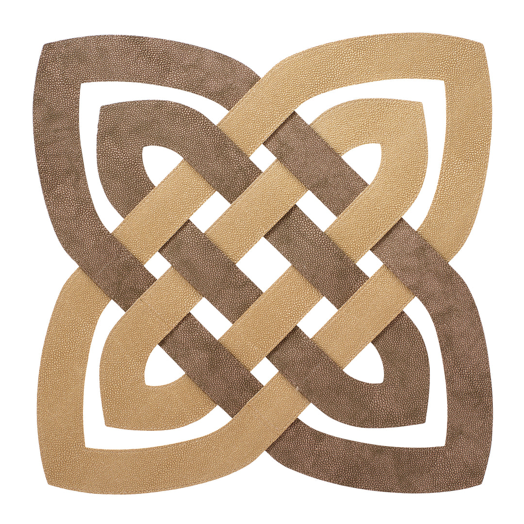 Bodrum Archer Vinyl Placemats (Gold/Bronze) Set of 4