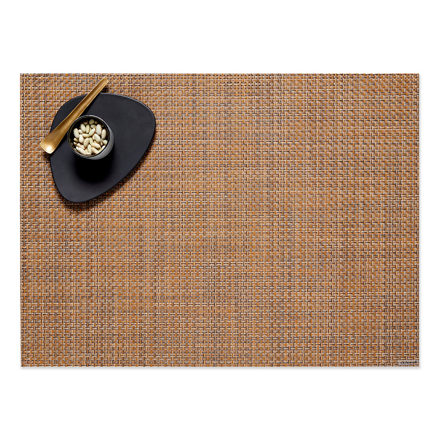 Chilewich Basketweave Rectangle Place Mats Set/4 (Teak)