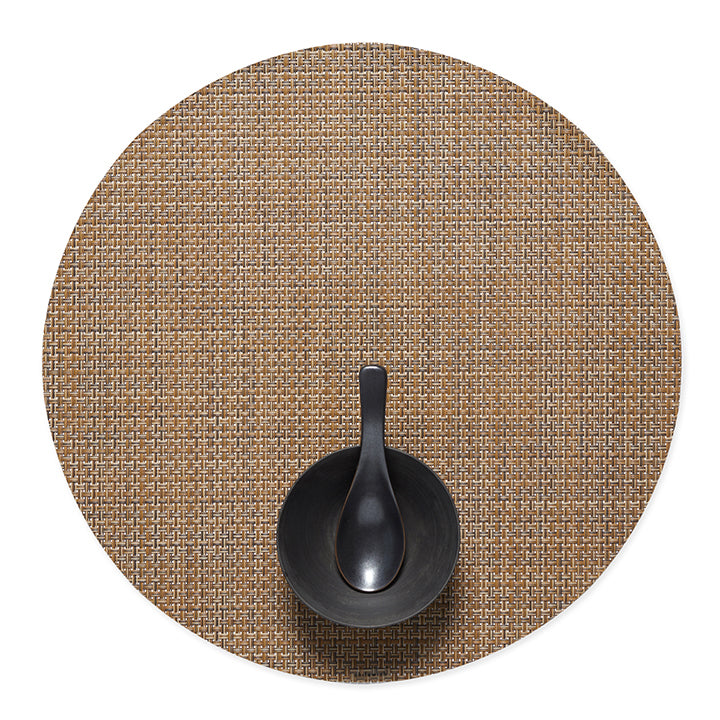 Chilewich Basketweave Round Place Mats Set/4 (Teak) – Hudson & Vine