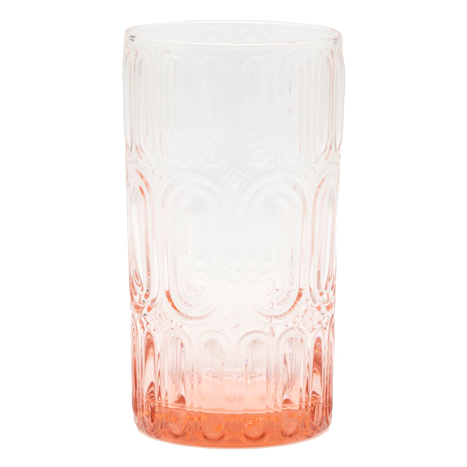 Aaron Pink Highball Glasses Set6 Hudson And Vine 5755