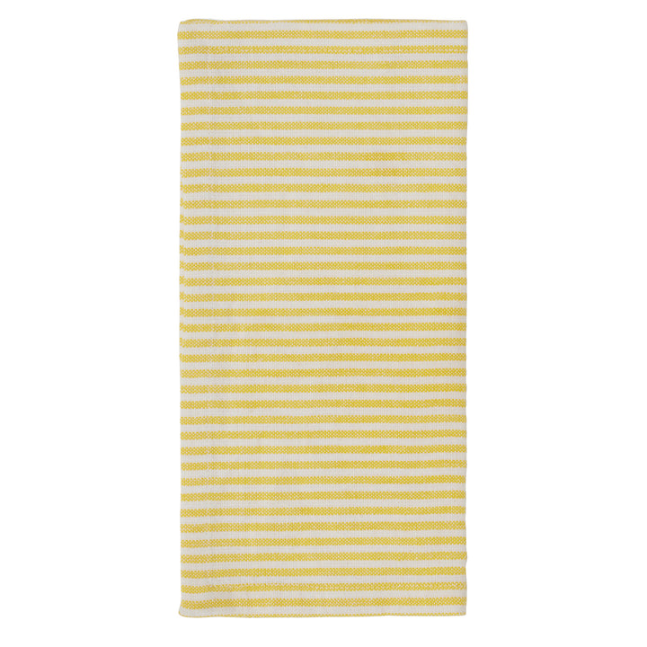 Brooks Yellow Stripe Cotton Napkins Set/4