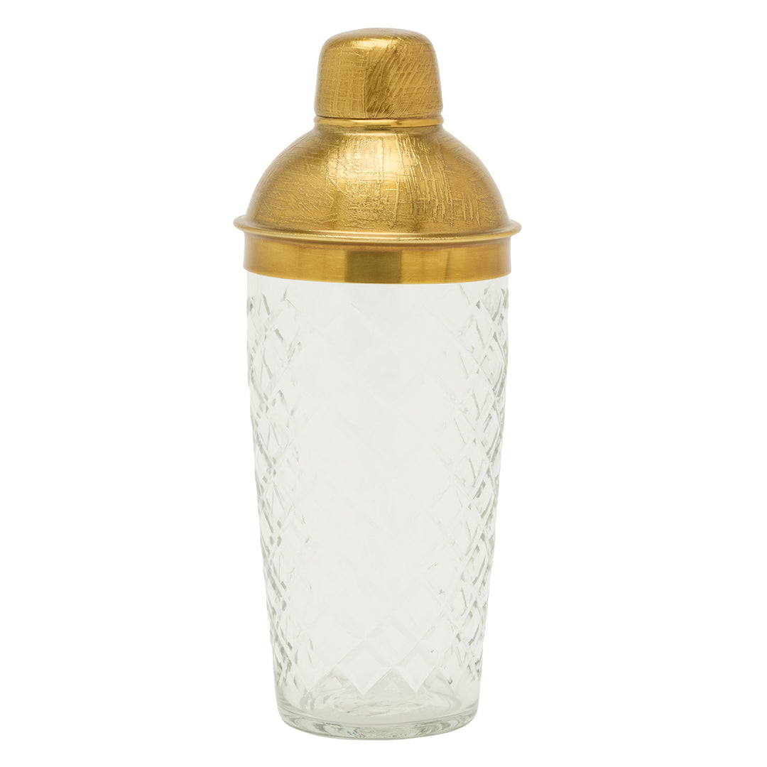 Sevasti Antique Brass Cocktail Shaker