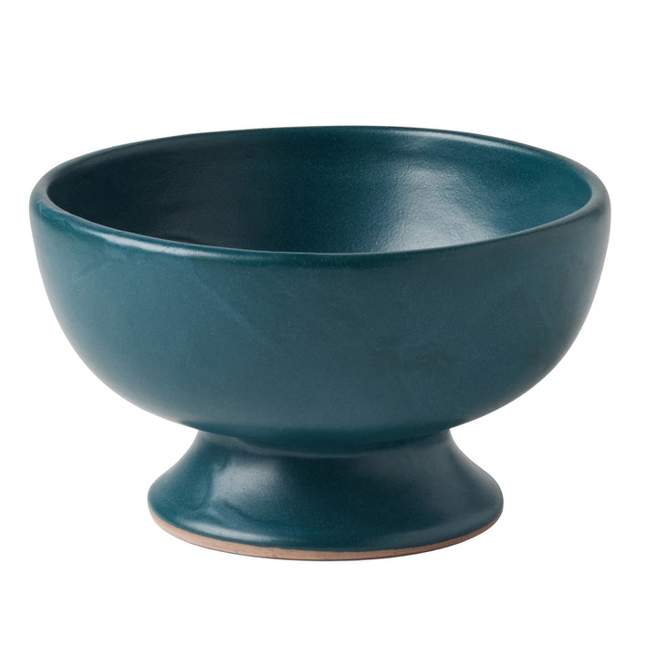 Wilson Midnight Teal Footed Serving Bowl Large Set/2