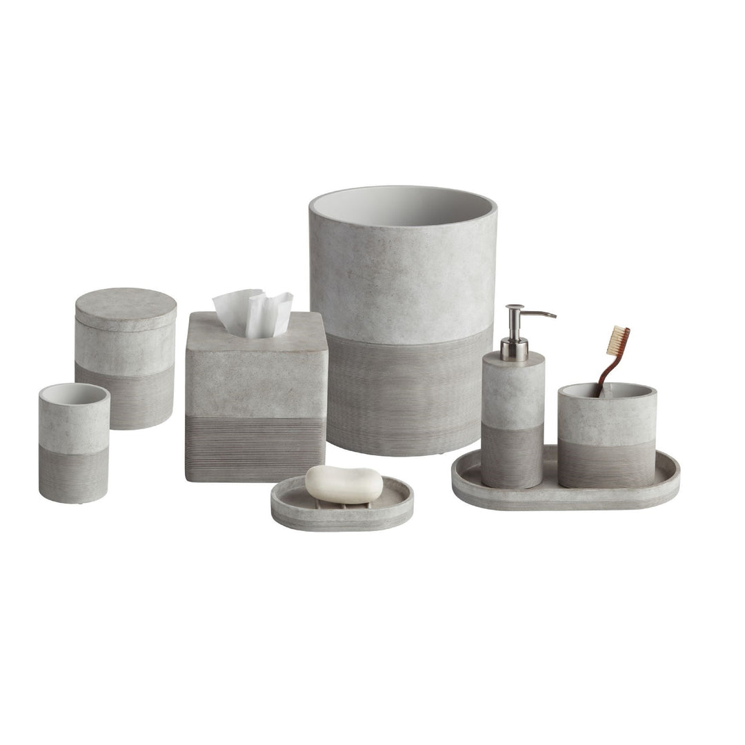 Roselli Trading City Line Faux Cement Resin Bathroom Accessories