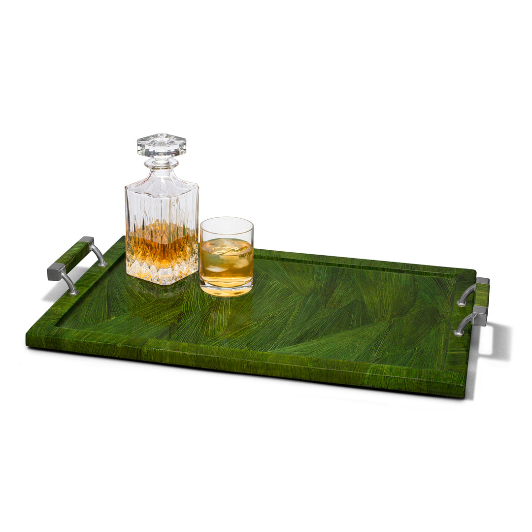 Ladorada Emerald Maize Large Tray 24"