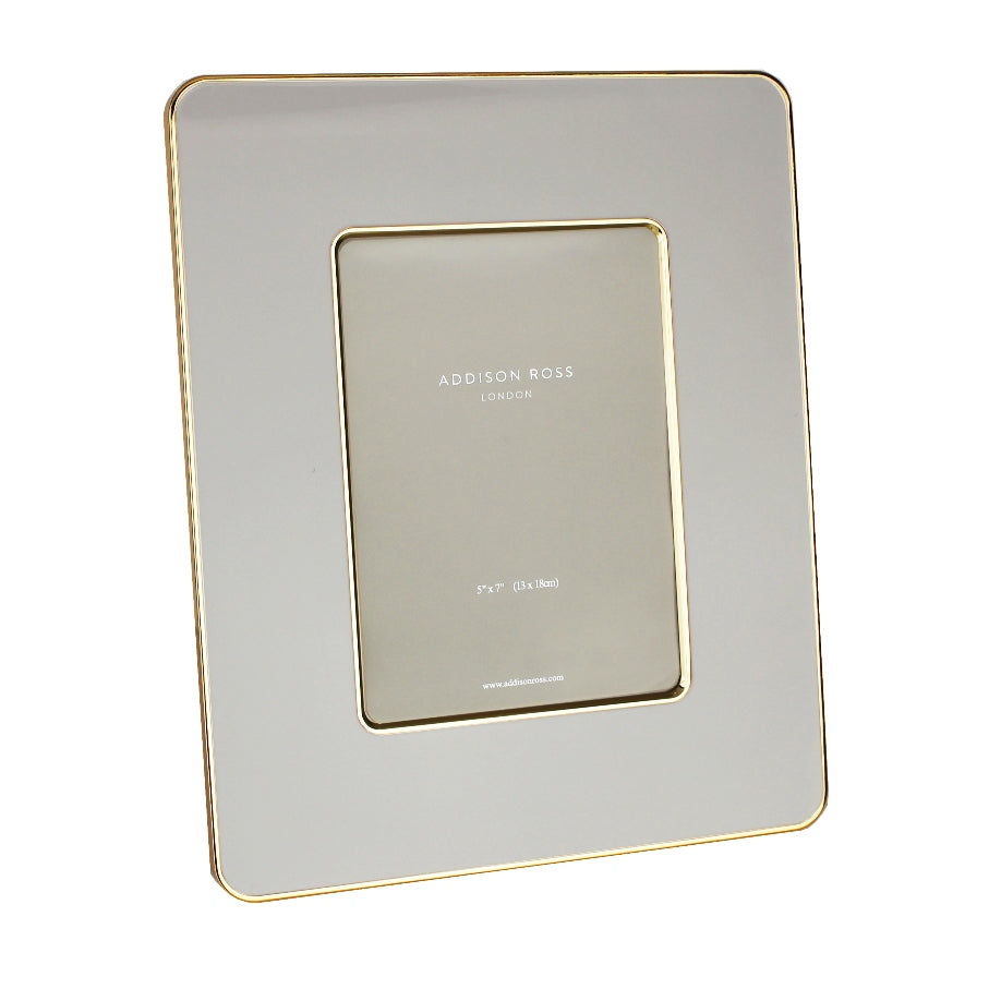 Addison Ross Chiffon & Gold Enamel Studio Picture Frame (5x7)
