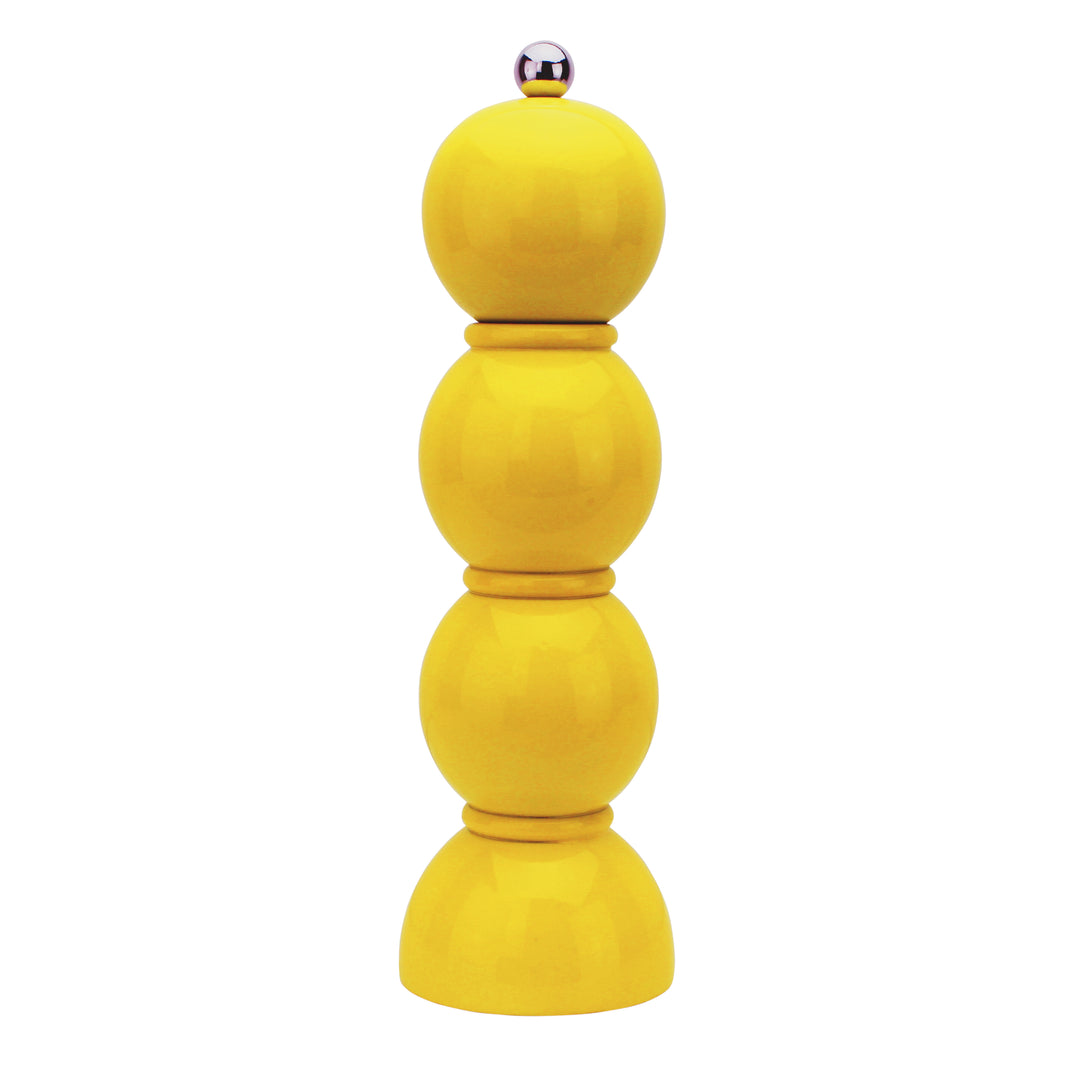 Addison Ross Lacquer Bobbin Salt/Pepper Mill Grinder (Yellow)