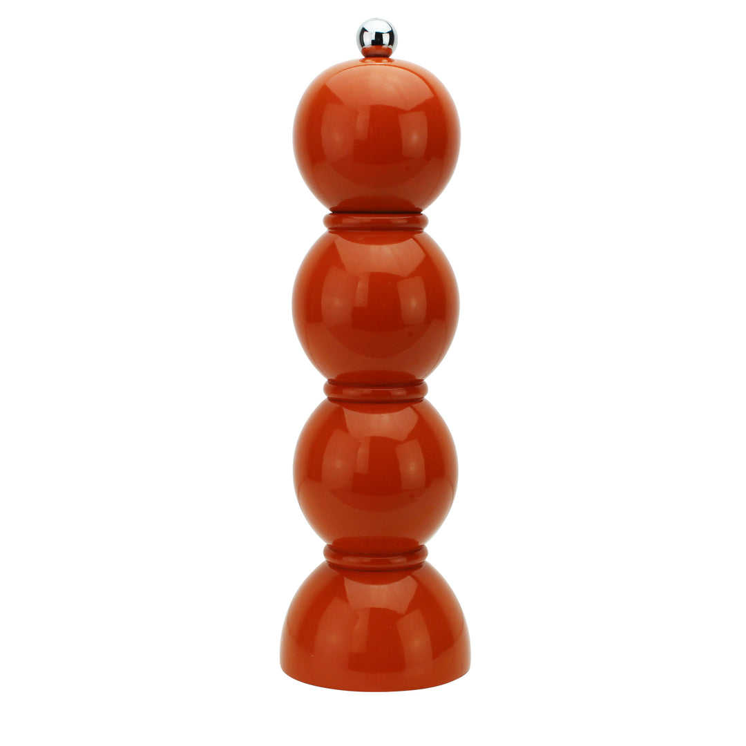 Addison Ross Lacquer Bobbin Salt/Pepper Mill Grinder (Orange)