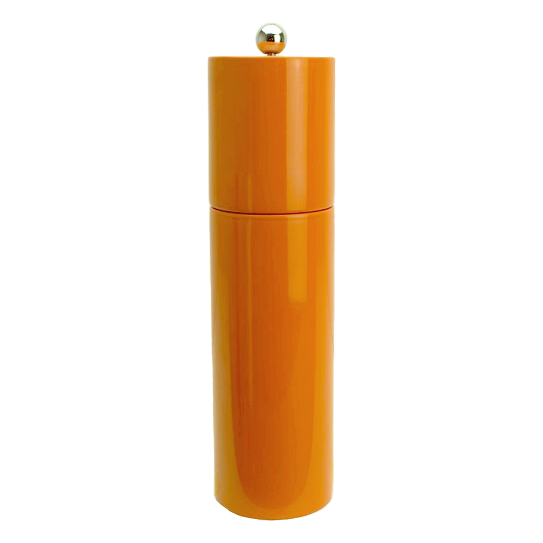 Addison Ross Lacquer Round Column Salt/Pepper Mill Grinder (Orange)
