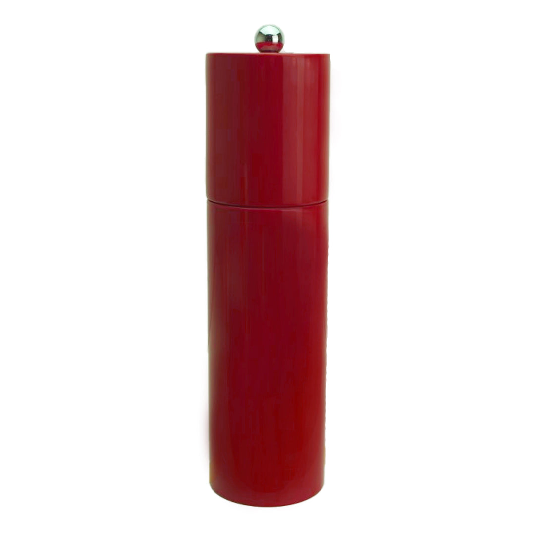 Addison Ross Lacquer Round Column Salt/Pepper Mill Grinder (Burgundy)