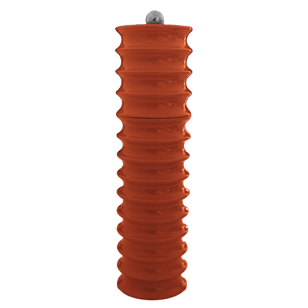 Addison Ross Lacquer Twister Salt & Pepper Grinder (Orange)