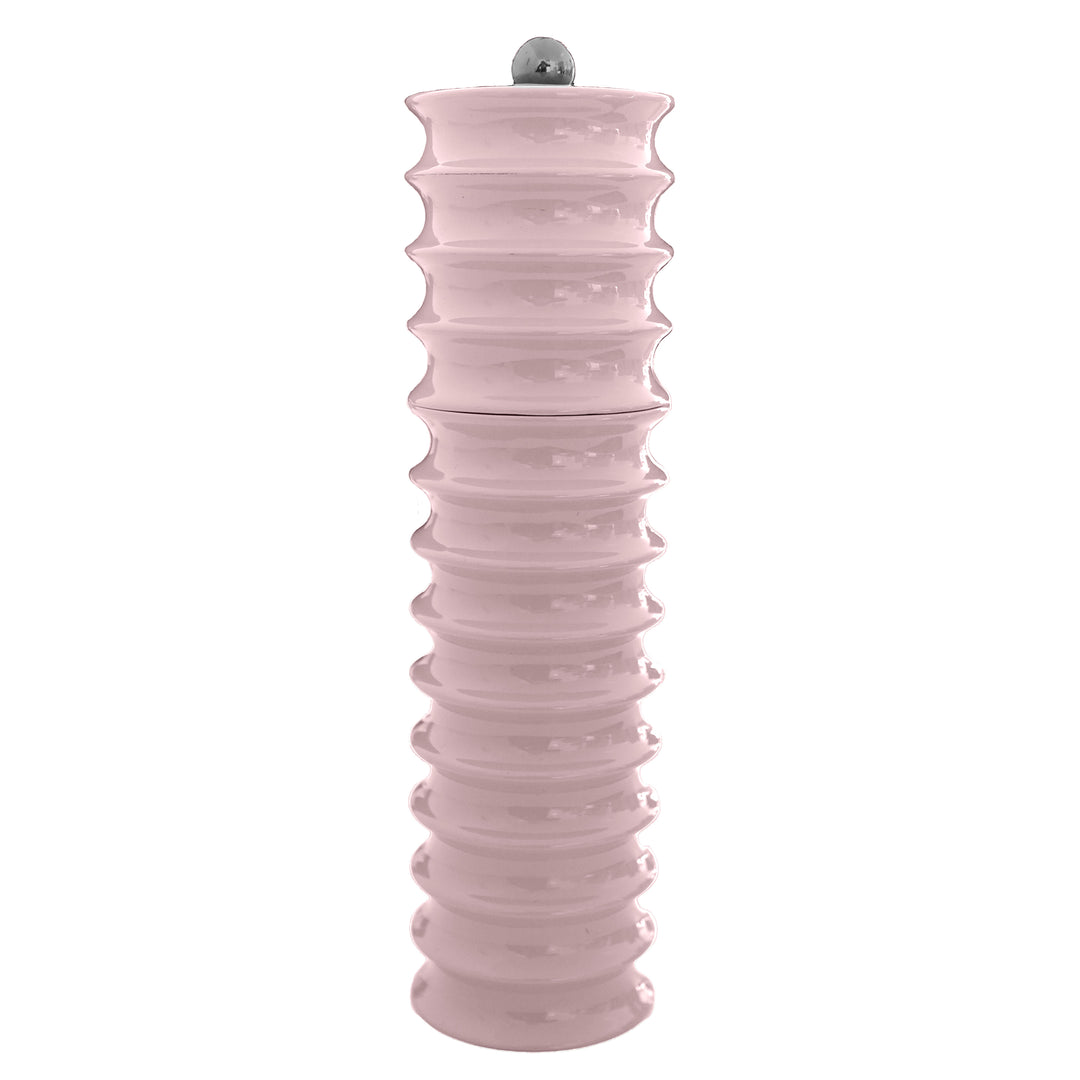 Addison Ross Lacquer Twister Salt & Pepper Grinder (Pale Pink)