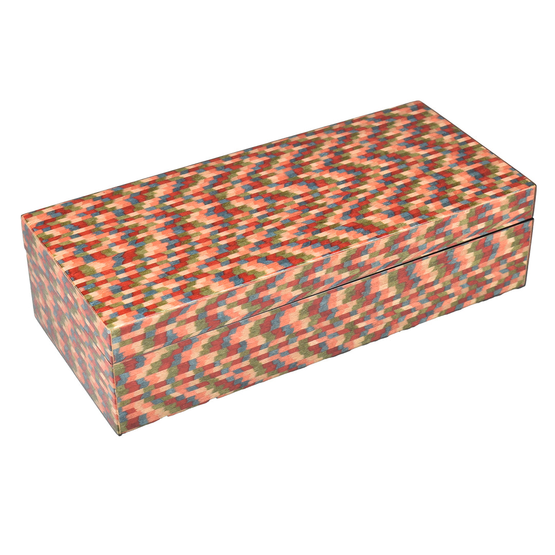 Lacquer Long Pencil Box (Madrid Design)
