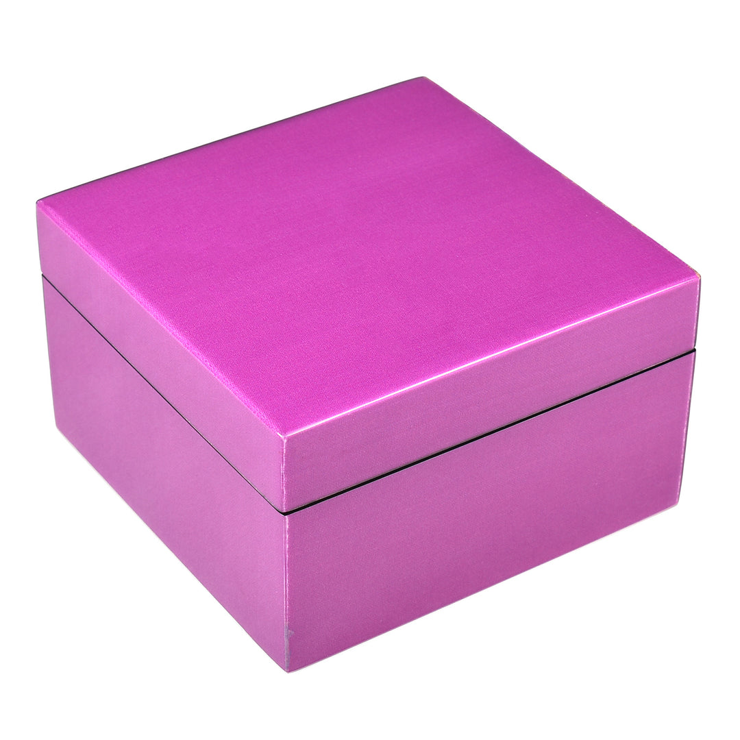 Lacquer Small Square Box (Orchid)