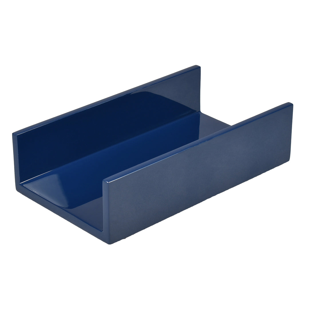 Lacquer Hand Towel Tray (Navy Blue)