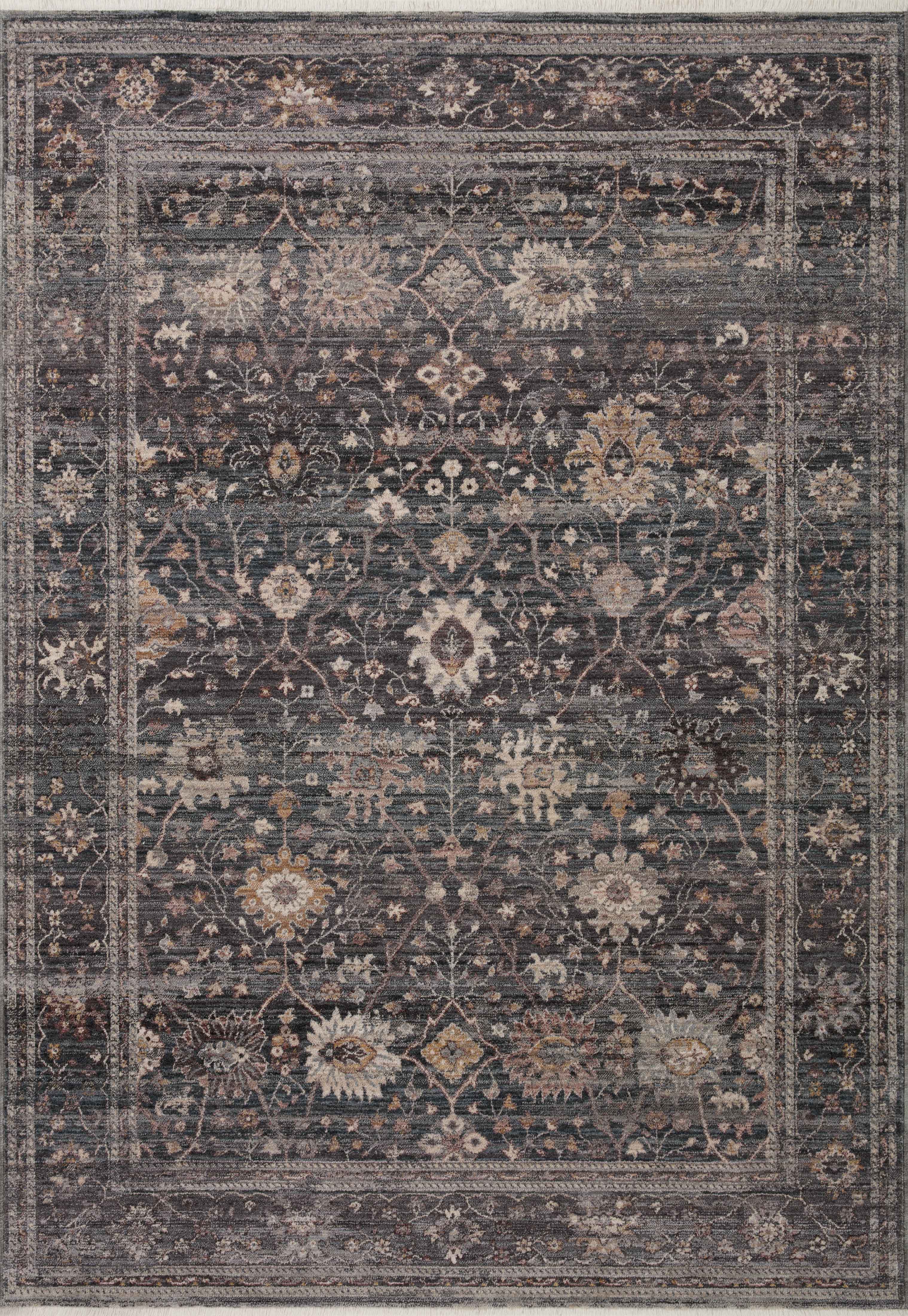 Loloi Lyra Ink / Multi Accent Rug Loloi Lyra Ink / Multi Accent Rug