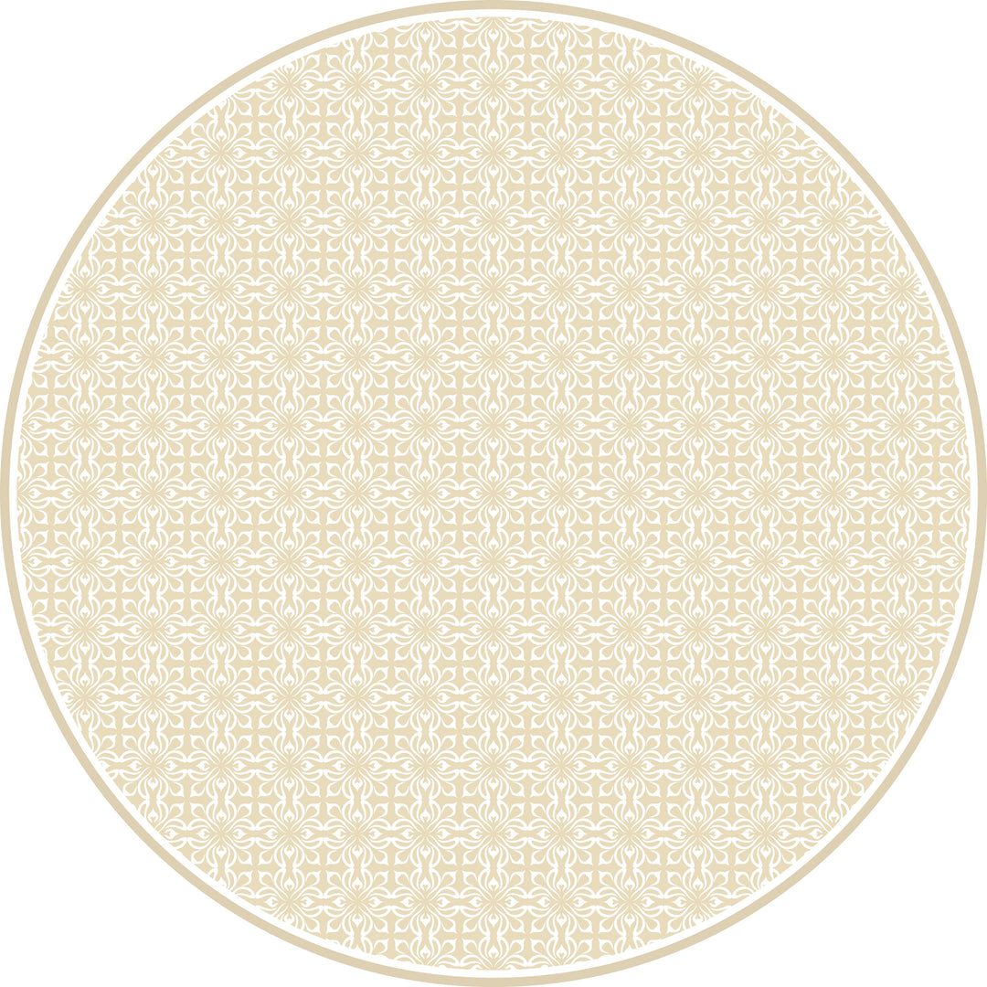 Adama Vinyl Round Rug/Mat (Parc_O)