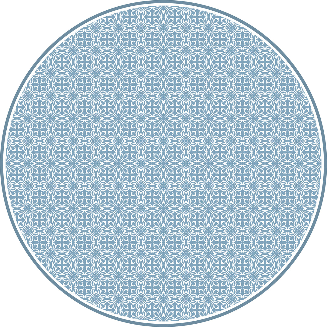 Adama Vinyl Round Rug/Mat (Parc_W)