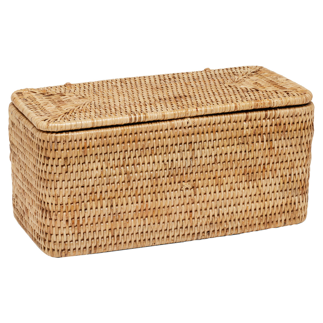 Camden Rattan Double Toilet Paper Holder (Natural)