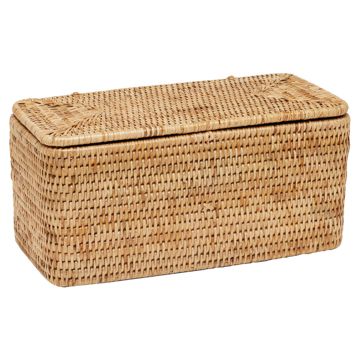 Camden Rattan Double Toilet Paper Holder (Natural)