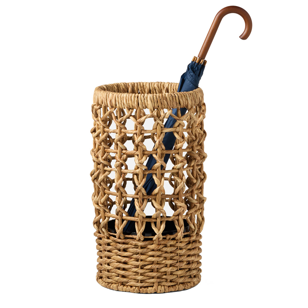 Delray Natural Water Hyacinth Umbrella Stand
