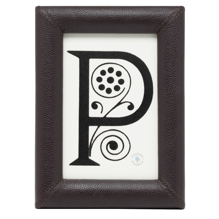 Eton Full-Grain Leather Picture Frames (Aubergine)