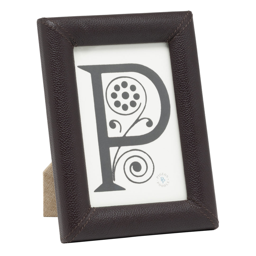 Eton Full-Grain Leather Picture Frames (Aubergine)