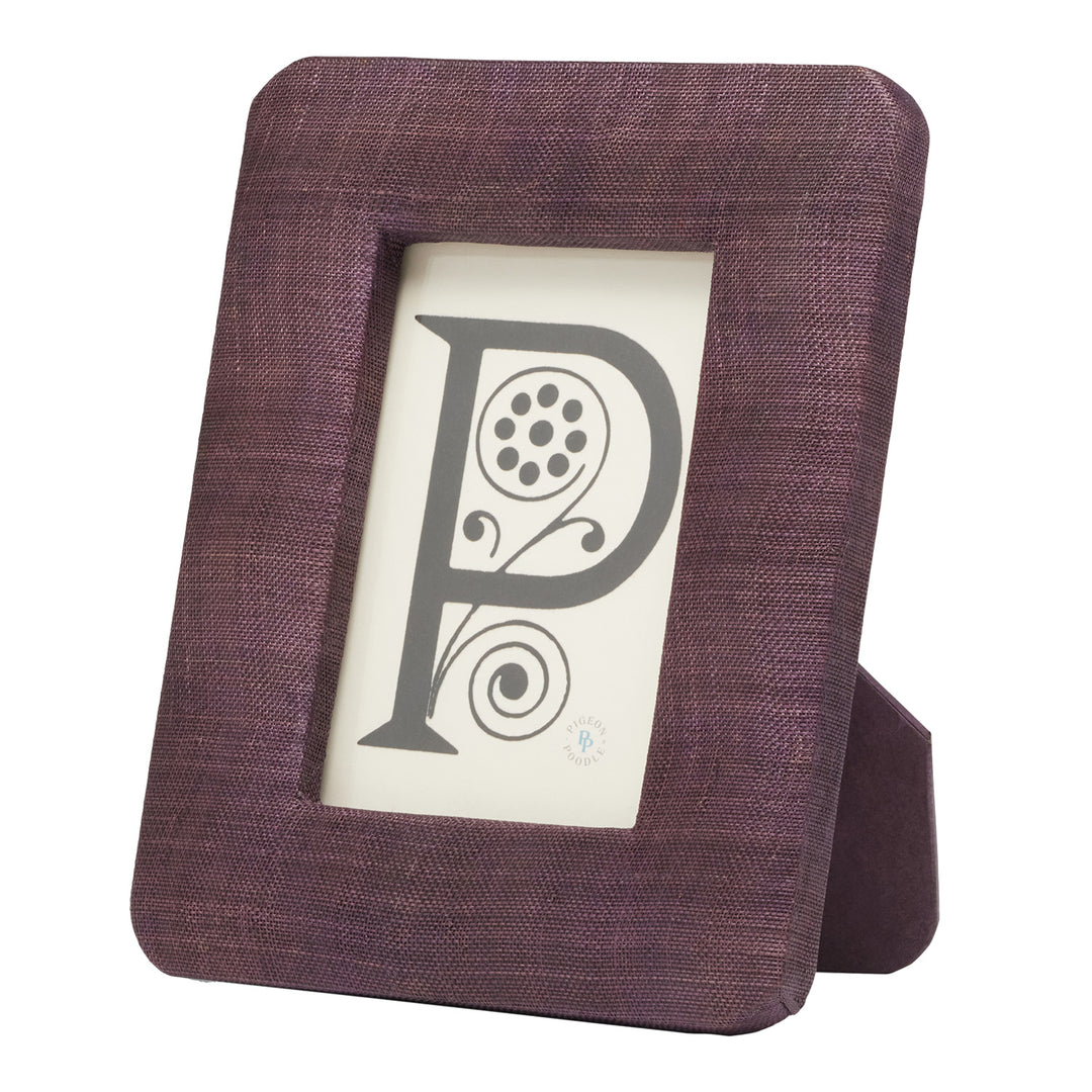 Halle Silken Abaca Picture Frames (Purple)