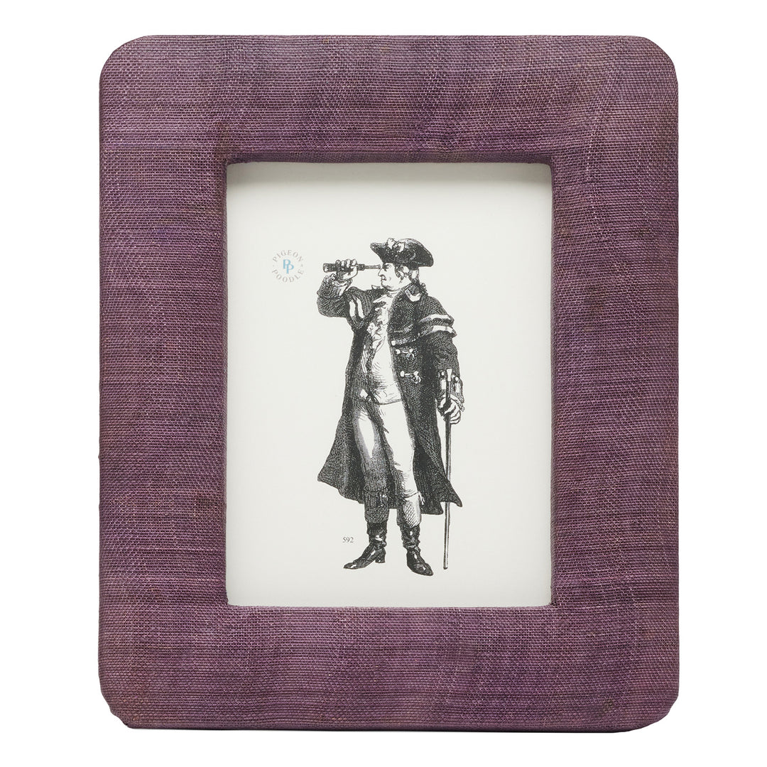 Halle Silken Abaca Picture Frames (Purple)