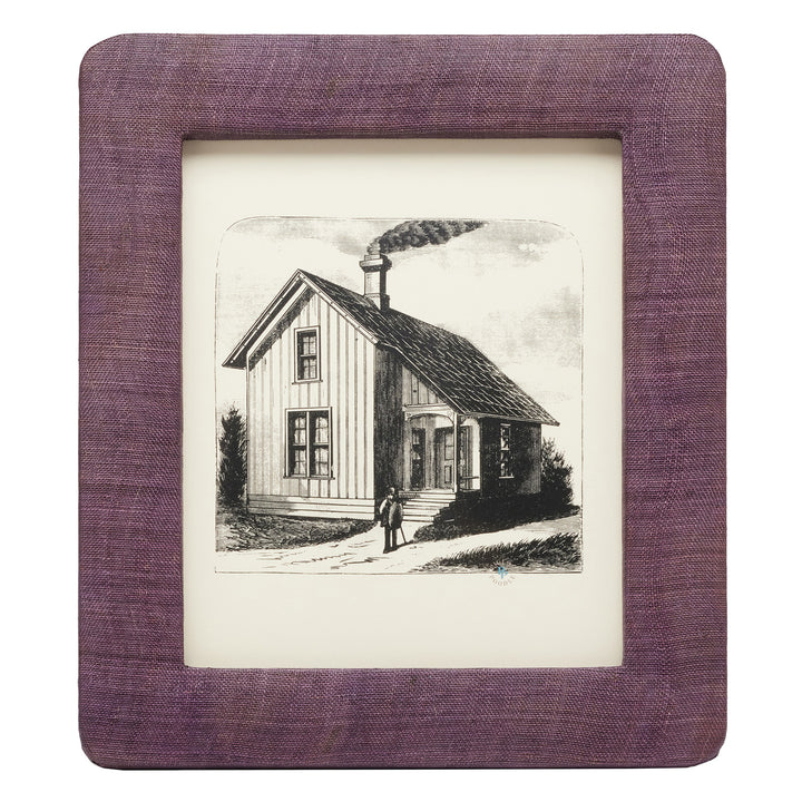Halle Silken Abaca Picture Frames (Purple)