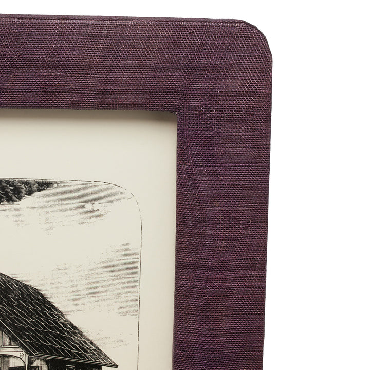 Halle Silken Abaca Picture Frames (Purple)