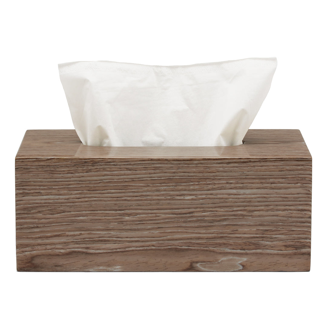 Westerly Veneer Rectangle Tissue Box (Oak)