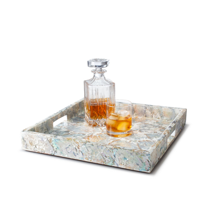 Ladorada Natural Mother of Pearl Decorative Tray