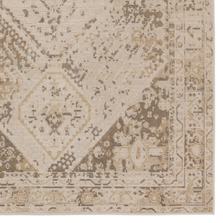 Vibe by Jaipur Living Rush Indoor/Outdoor Medallion Beige/ Tan Area Rug (SWOON - SWO21)