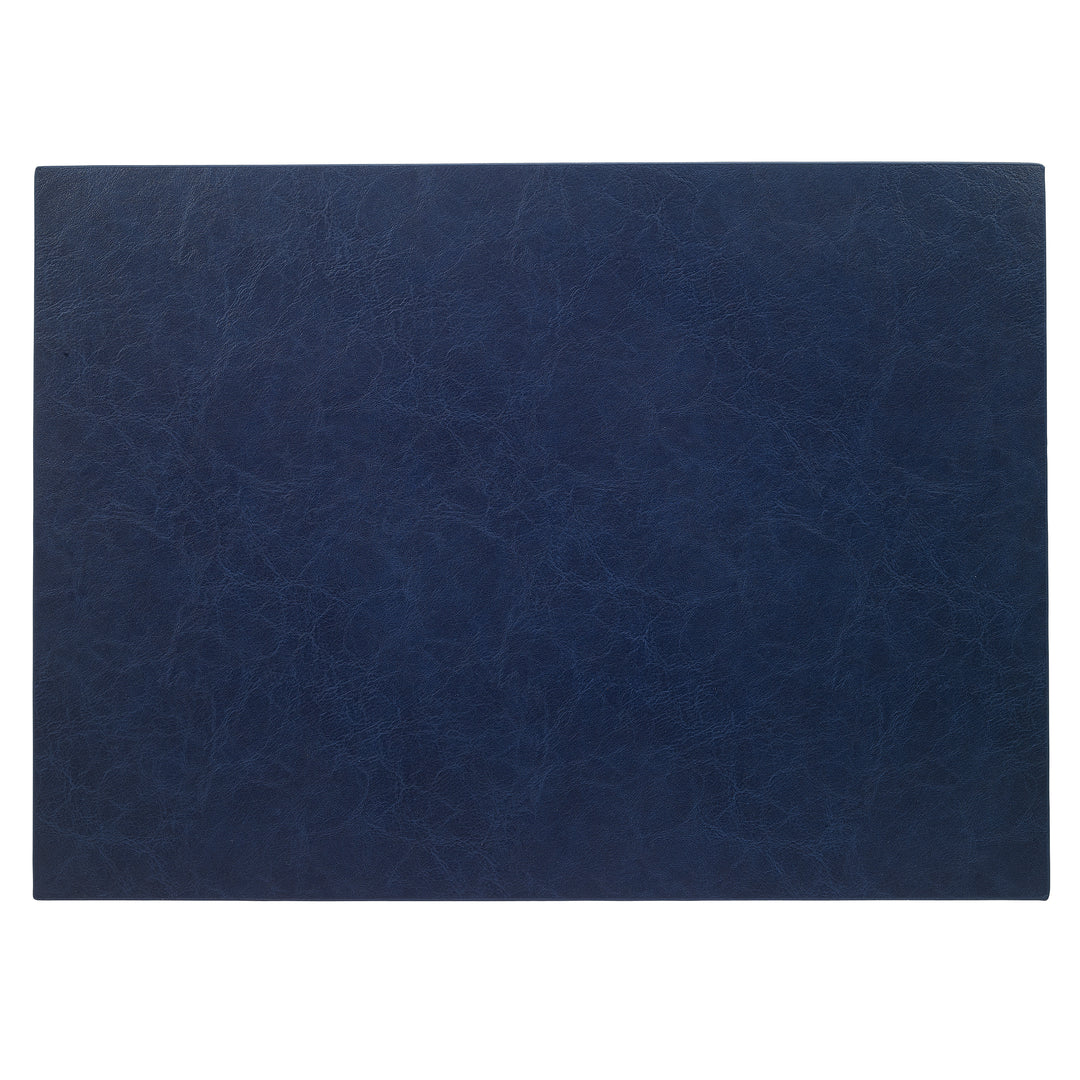 Bodrum Tanner Rectangle Vinyl Placemats (Navy) Set/4