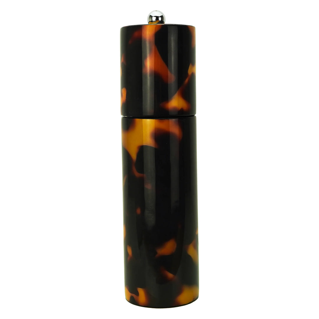 Addison Ross Faux Tortoiseshell Round Column Salt or Pepper Grinder