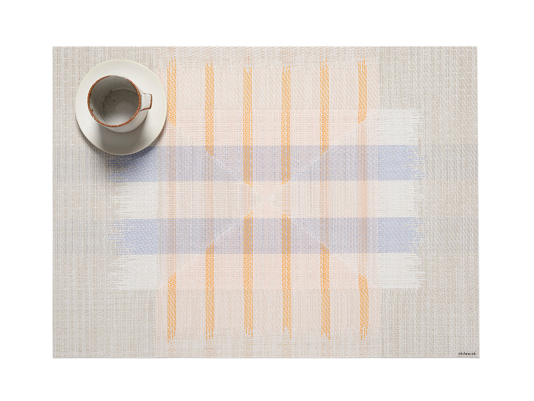 Chilewich Mesa Rectangle Place Mats Set/4 (Opal)