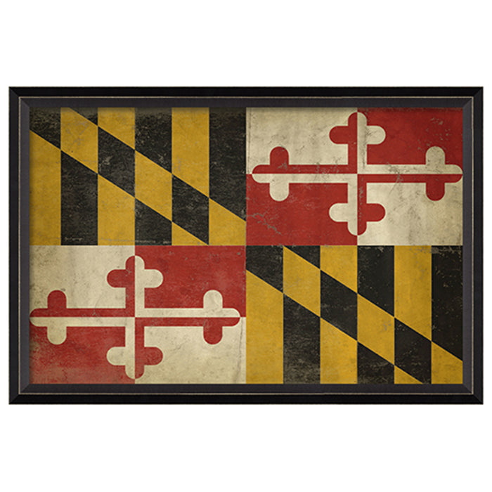 State Flag Framed Print (Maryland)