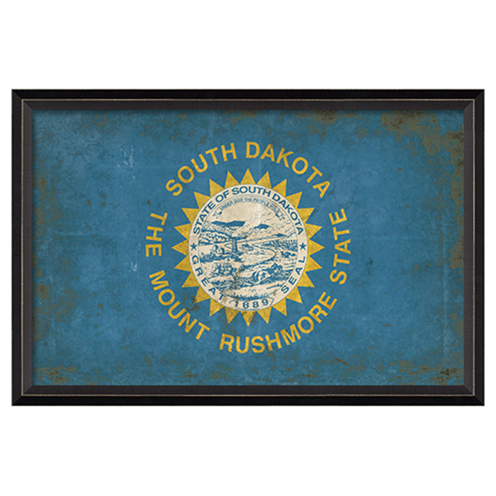 State Flag Framed Print (South Dakota)