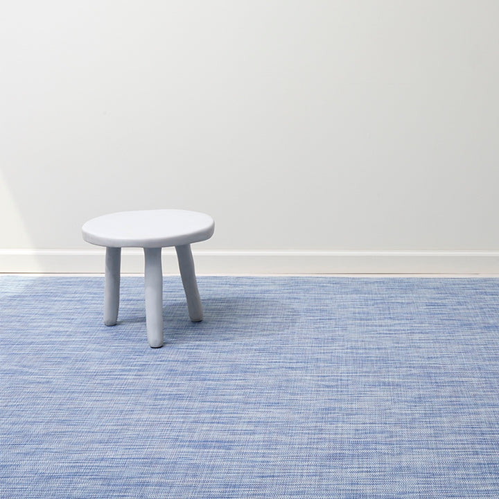 Chilewich Mini Basketweave Woven Floor Mats (Chambray)