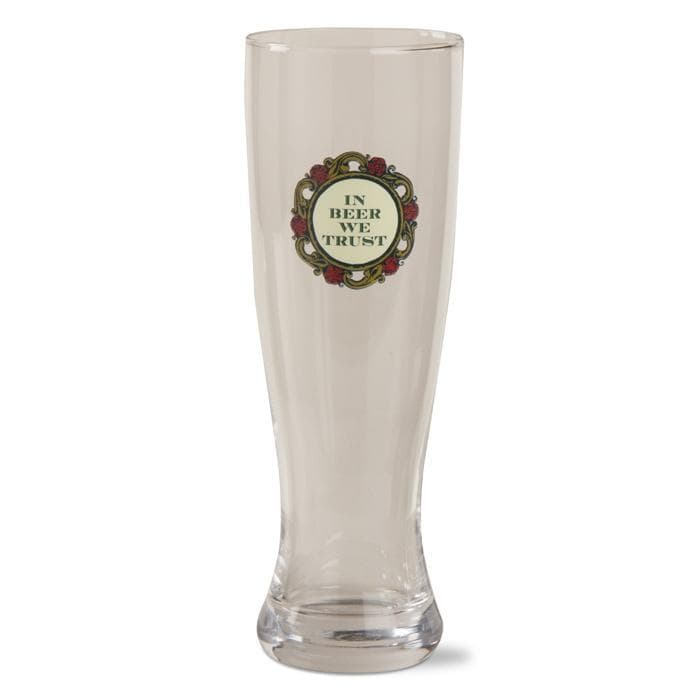 In Beer We Trust Pilsner Glass Set/8