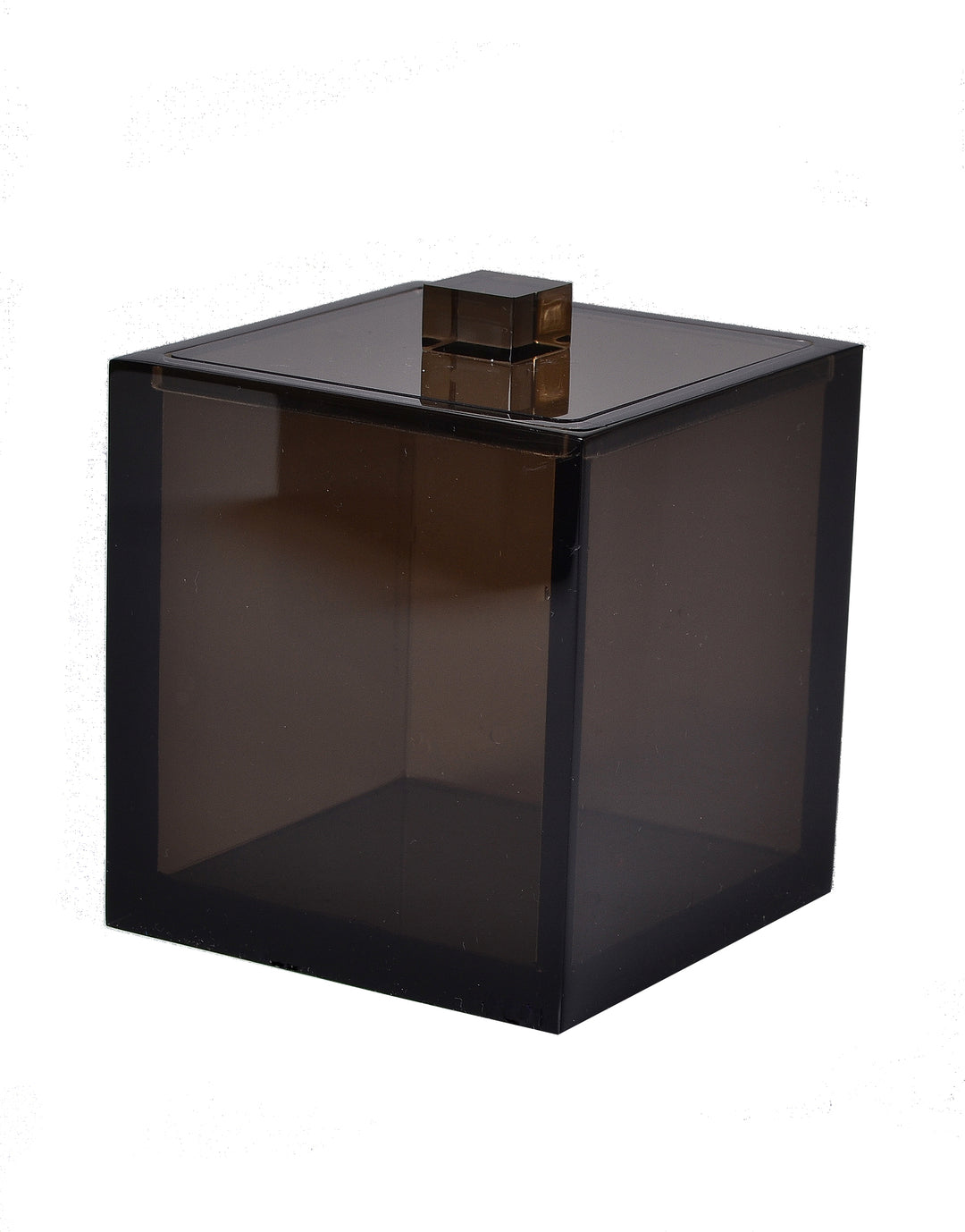 Mike + Ally Ice Smoked Lucite Bathroom Accessories