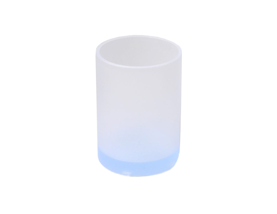 Mike + Ally Ice Frosted Sky Lucite Bathroom Accessories
