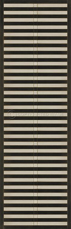 Vintage Vinyl Floorcloth Rug (Pattern 18 Mandarin)