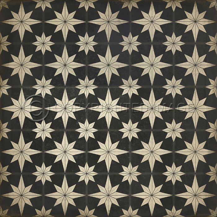 Vintage Vinyl Floorcloth Rug (Pattern 20 Vesper)