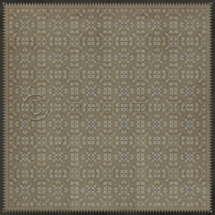 Vintage Vinyl Floorcloth Rug (Pattern 21 Dinah)