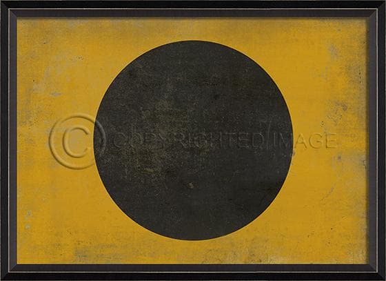 Nautical Flag I Framed Print