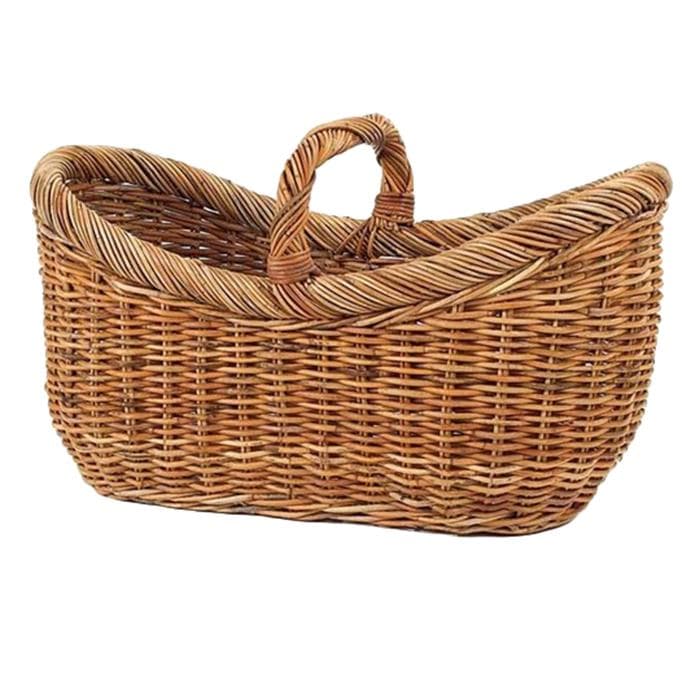 French Country Yarn Rattan Basket