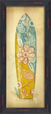 Island Style Framed Print 13" x 26"